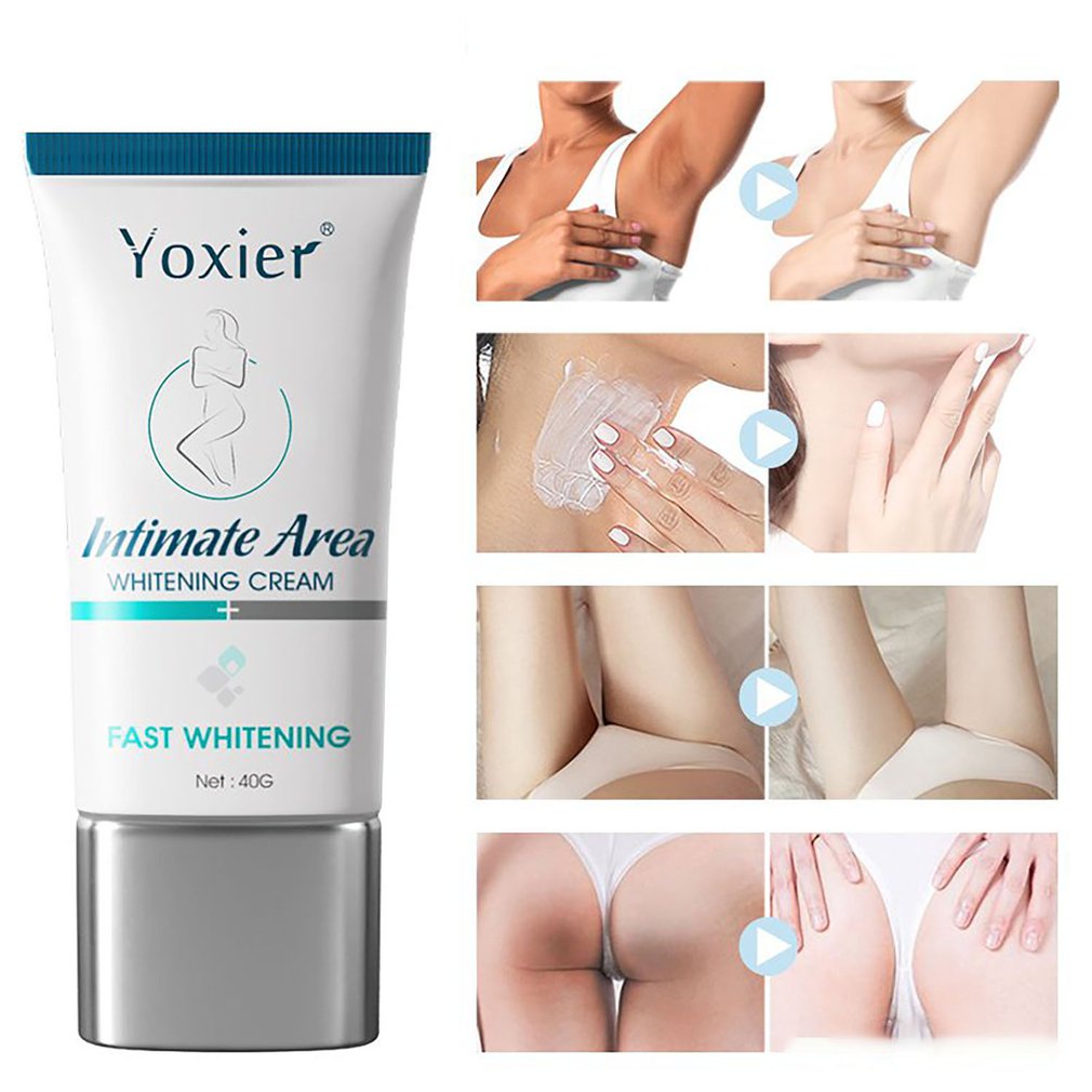 40g Intimate Area Whitening Cream Brighten Improve Underarms Knees Inner Thighs Buttocks Dark Spots Even Skin Tone Body Care