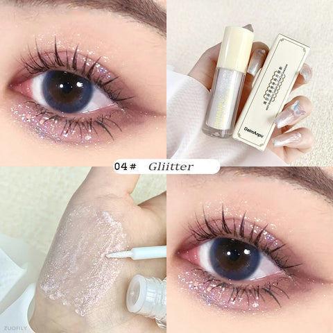 Misty Shimmer Liquid Eyeshadow Stick Matte and Glitter Eye Shadow Kit Liquid Blush Contour Primer Makeup Diamond Pigment Beauty