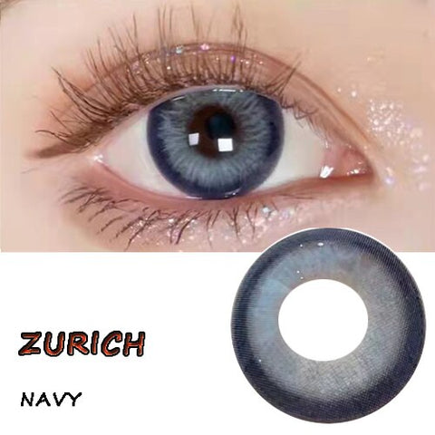 Anime 14.50mm Colored Contacts Lenses Glasses for Women Men lentille de couleur yeux Zurich