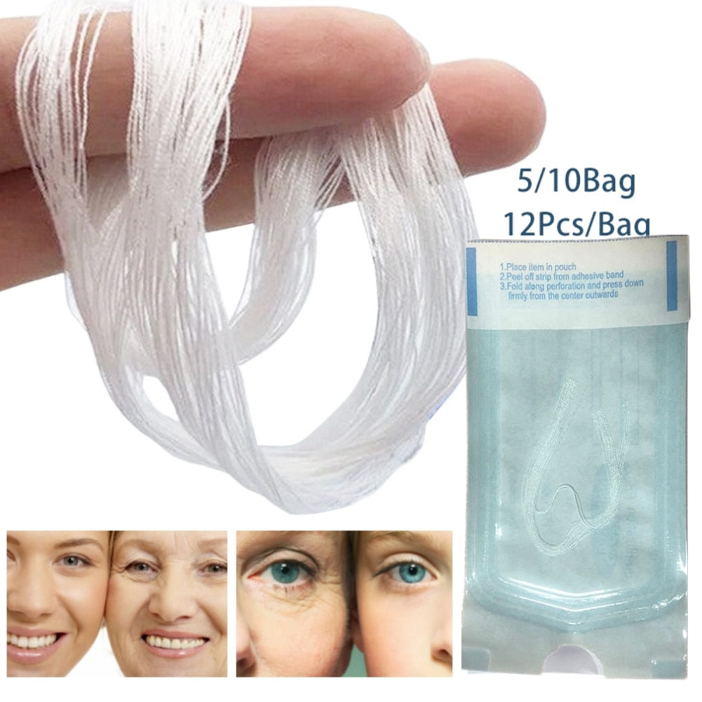 Beyprern 1/5/10 Bag Protein Thread No Needle Gold Protein Line Absorbable Anti-Wrinkle Face Filler Women Beauty Care Skin Collagen Based
