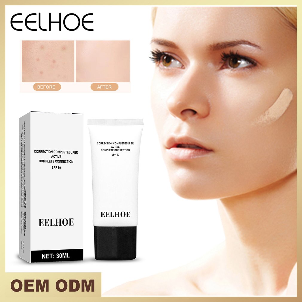 30ml CC Cream Soft Makeup Primer Moisturizing Whitening Face Brightening Concealer Invisible Pore Foundations Improves Dull Skin