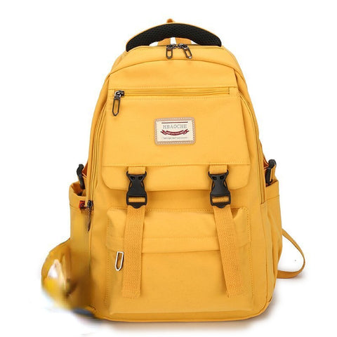 Back To School  2023 New Waterproof Nylon Women Backpack  Fashion Female Students Schoolbag Multilayer Simple Sense Travel Bag