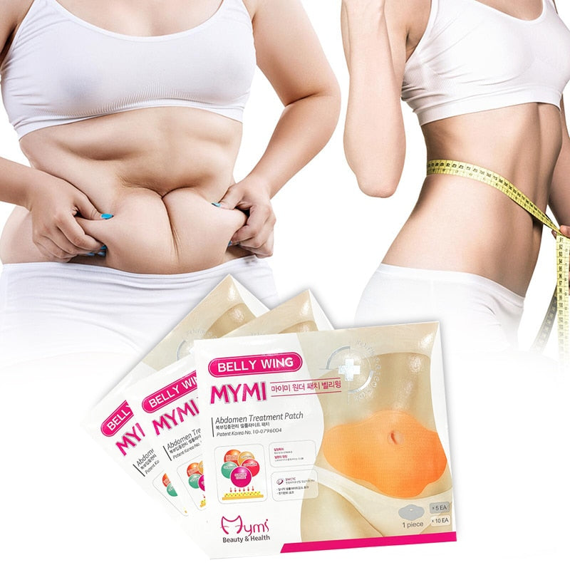 Beyprern 5Pcs Slimming Patch Weight Loss Chinese Medicine Slim Products Body Belly Detox Remove Cellulite Fat Burner Sticke Beauty Health