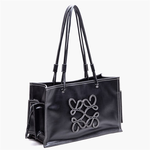 Retro medieval Tote Bag temperament briefcase schoolbag soft leisure large capacity shoulder bag