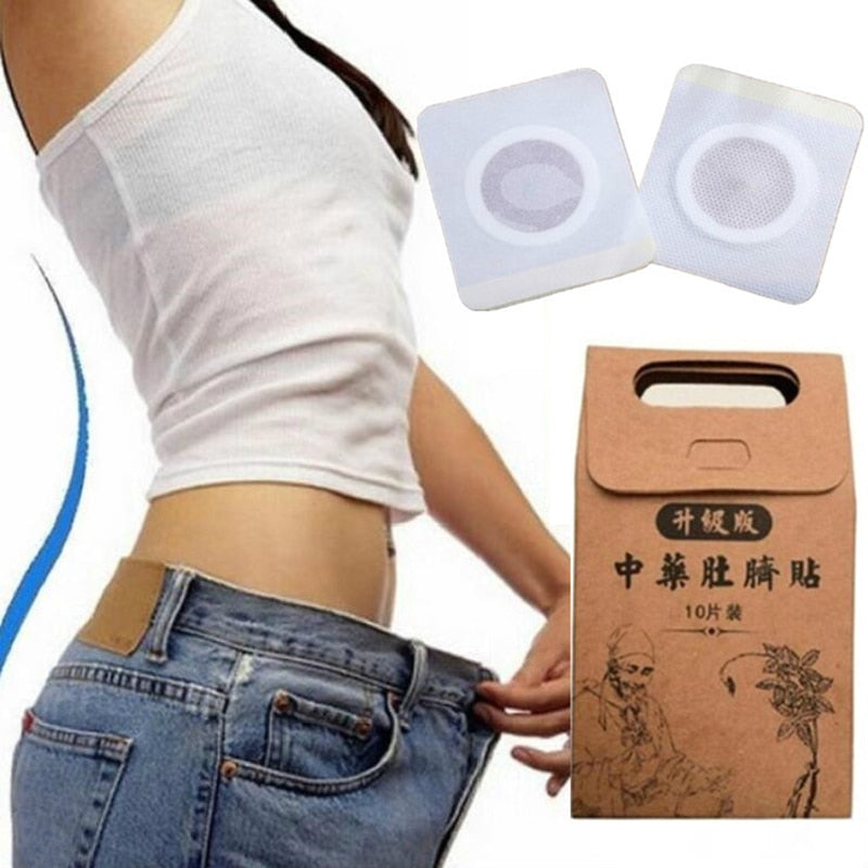 Beyprern 10 20 Pcs Navel Stick Slim Patch Slimming Lose Weight Anti Cellulite Fat Burning Abdomen Belly Magnetic Patches Detox Adhesive