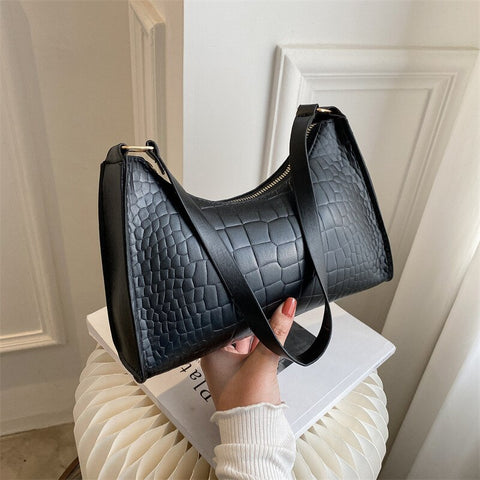 Christmas gifts Fashion Women's Bag Handbag Popular Crocodile Pattern Shoulder Bag Trendy All-Match Handbags For Women Luxury Leather Tote Bag