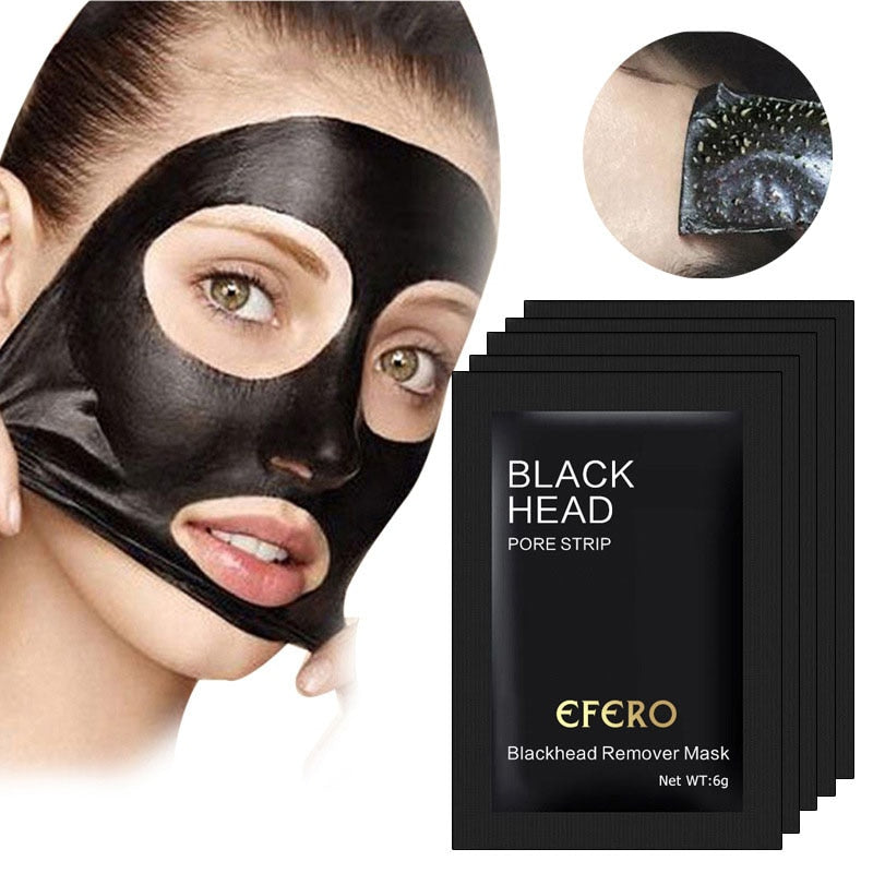 5PCS Nose Blackhead Remover Mask Shrink Pore Acne Treatment  Black Dots Deep Cleansing Whiten Moisturizing Skin Care Products
