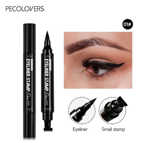 Beyprern 1Pcs Black Liquid Eyeliner Makeup Pen Waterproof Long-Lasting Eyeliner Sweat-Proof Not Easy To Smudge Cat's Claw Pen