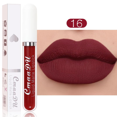 Beyprern New Arrivals Lipstick Matte Velvet Lip Gloss 36 Colors Long-Lasting Waterproof Women Sexy Maquillage Cosmetics Gift TSLM1