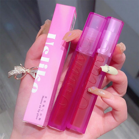 Bright Pink Girly Style Chestnut Velvet Matte Lipstick LipGloss Waterproof Long Lasting Nude Red Lip Stick Tint Beauty Cosmetic