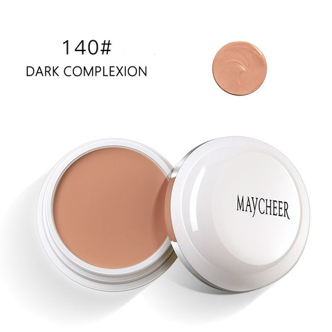 Concealer Foundation Cream Waterproof Long Lasting Deep Complexion Dark Circles Acne Marks Cover Spots Moisturize Face Makeup