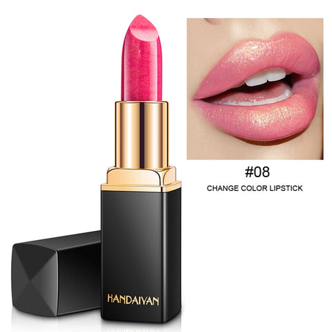 Beyprern 9 Colors Diamond Pearly Watery Lipstick Waterproof Long Lasting Fashion Lip Gloss Sexy Ladies Pigmented Makeup