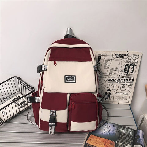 Back To School 2023 Schoolbag Female Student Backpack Large Capacity Fashion Boy Backpack Computer Bag Femal School Backpack School Bags