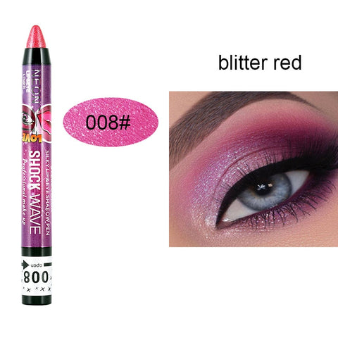 Beyprern 12 Color Professional High Quality Eye Shadow Pen Beauty Highlighter Eyeshadow Pencil  Eye Pencil