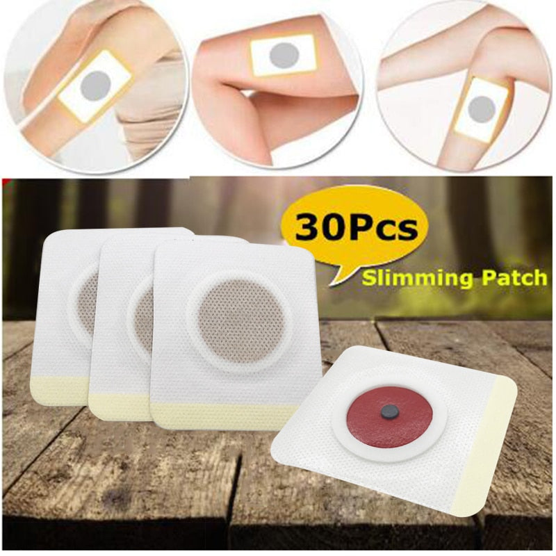 30 PCS Slim Patch Lose Weight Fat Burning Slim Patch Anti Cellulite Chinese Medicine Slimming Navel Sticker Slim Belly Waist