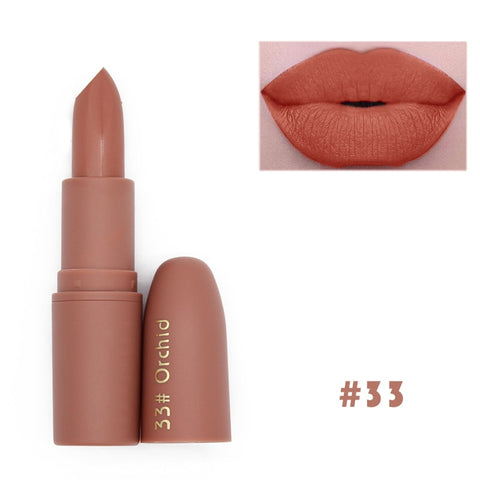 8 Colors Hot Sexy Bullet Lipstick Waterproof Long Lasting Non-stick Cup Matte Shimmer Velvet Lipstick Beauty Lip Gloss Cosmetic