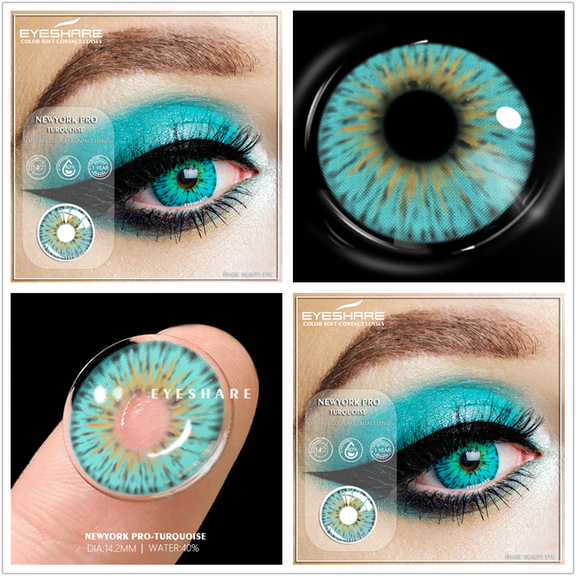 Beyprern Contact Case Color Contact Lenses For Eyes Cosplay Colored Le