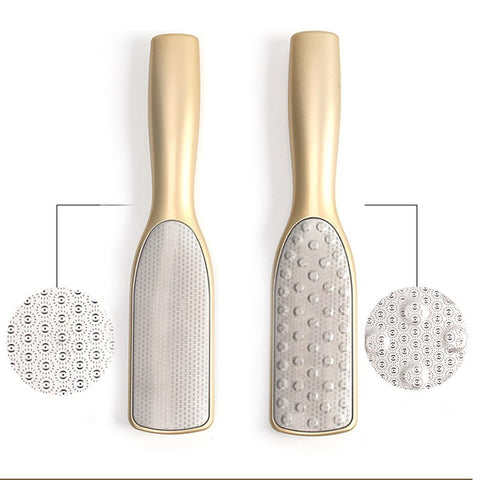 Pedicure Foot File Callus Remover Stainless Steel Foot Scraper Portable Rasp Colossal Foot Grater Scrubber Pro for Wet Dry Feet