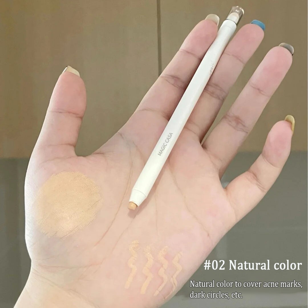 Double-headed Contour Stick Highlight Shadow Pen Facial Waterproof Bronzers Concealer Pencil Matte Finish Makeup Cosmetics Tool