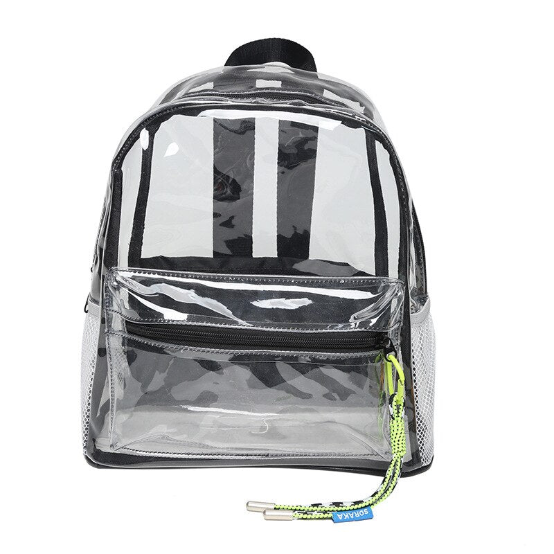 Easter  Cute Clear Jelly Women's Backpack Fashion PVC Itabag for Girls Harajuku Candy Color School Bags for Teenager 2022 Travel Bag New