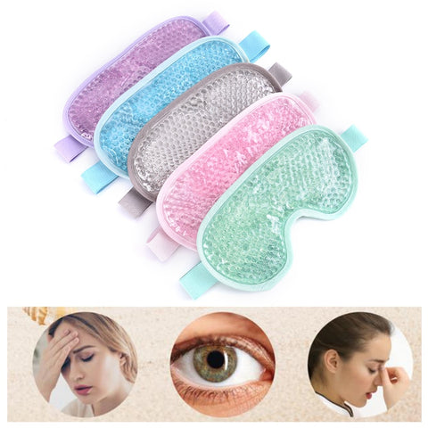 Beyprern Black Friday Big Sales New Gel Eye Mask Reusable Beads For Hot Cold Therapy Soothing Relaxing Beauty Gel Eye Mask Sleeping Ice Goggles Sleeping Mask