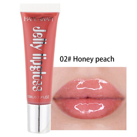 Beyprern Peach Color Lip Balm Crystal Temperature Change Lipstick Girl Moisturizing Longlasting Lip Gloss Makeup Lip Care Repair Cosmetic