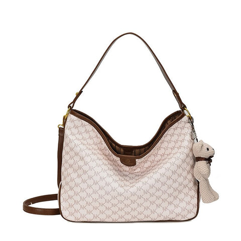 Niche brand printed versatile Shopping bag fashion texture Shoulder Messenger Bag Large Capacity Soft tote bag for women