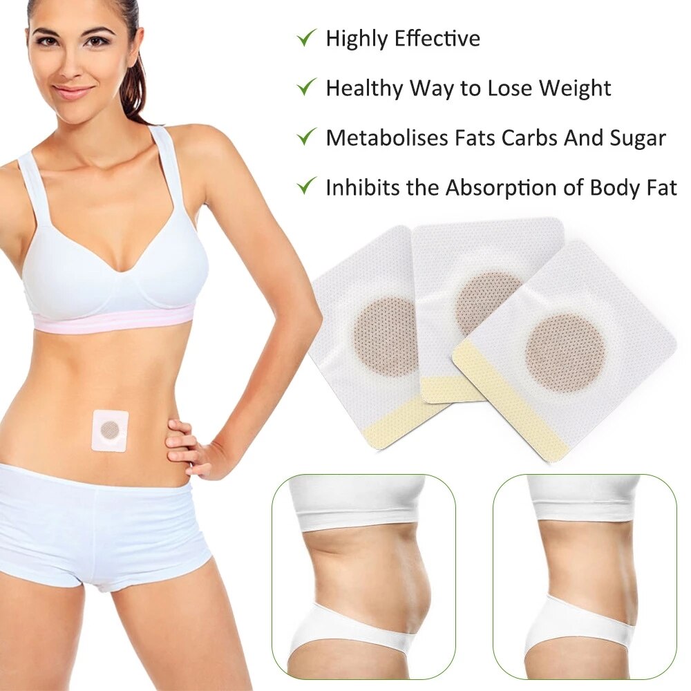 Chinese Medicine Weight Loss Navel Sticker Magnetic Slim Detox Adhesive Sheet Fat Burning Slimming Diets Slim Patch Pad