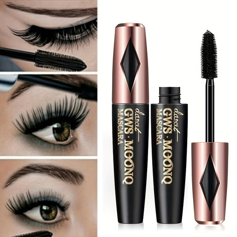 Beyprern 3D Fiber Mascara , Long Black Volumizing Eyelash Extension , Waterproof Eye Makeup Tool