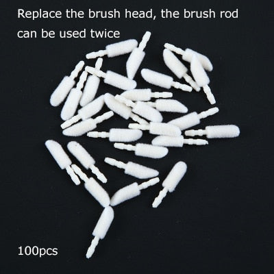 50 Pcs Disposable Lip Brush Lipstick Lip Glossy Eyelash Lash Extension Mascara Wands Applicators Cleaner Makeups Tools Cosmetic