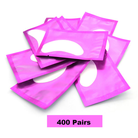 400 Pairs Eyelashes Patch Under Eye Pads Patches Eyepatch Eyelash Pads Eye Stickers Eyelash Extension Patch Hydrogel Patches