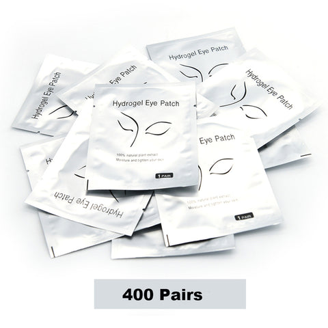400 Pairs Eyelashes Patch Under Eye Pads Patches Eyepatch Eyelash Pads Eye Stickers Eyelash Extension Patch Hydrogel Patches