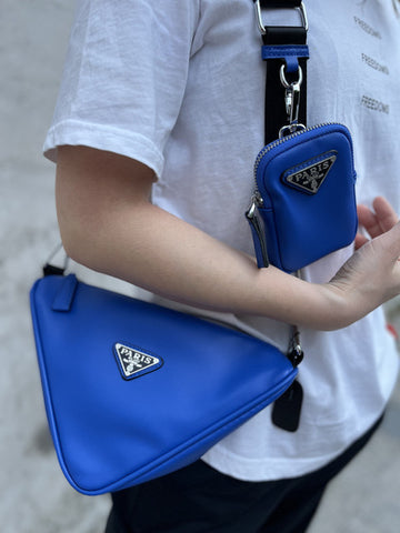 2022 New Trendy Cross Body APRADAING Bag Blue Color WOMEN Shoulder Bag