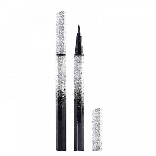 Lucky-Beauty Starry Sky Eyeliner Pencil Black Waterproof Long Lasting Liquid Eyeliner Pen Natural Fine Drawing Eyeliners Pencil