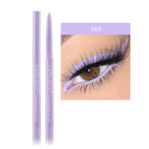 Matte Eyeliner Gel Pencil Easy to Wear Colorful White Yellow Blue 6 Color Option Eye Liner Pen Cream Makeup Cosmetics
