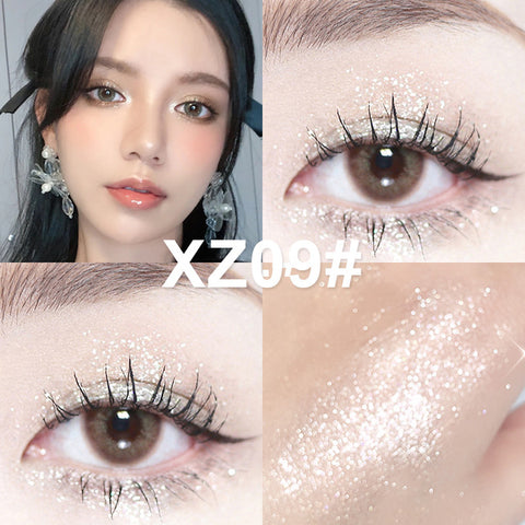 1pcs Diamond Glitter Liquid Eye Shadow Eye Liner Combination Waterproof Shimmer Shine Sequins Eye Pencil Makeup Beauty Tools