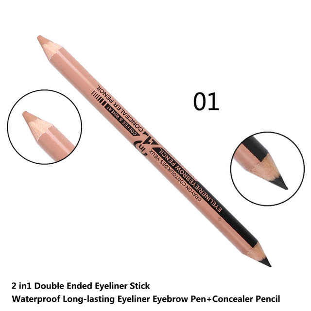 Pearl White Eyeshadow Pencil Eyeliner Cosmetic Makeup glitter sexy Eye liner Makeup Tools delineador de ojos 1Pc Wholesale