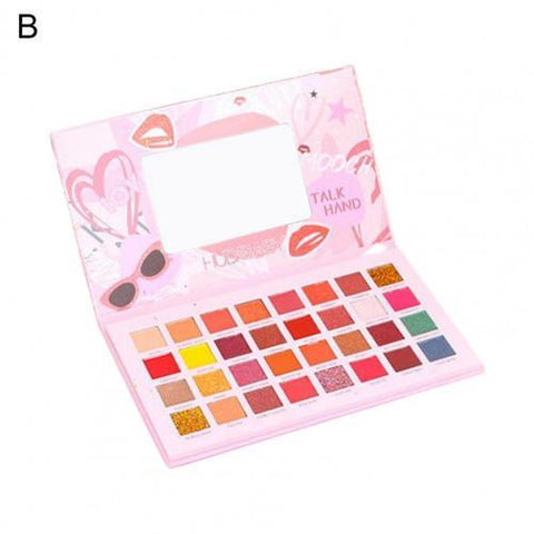 Eye Shadow Plate Delicate Non-caking Multicolor 32-color Pearlescent Eyeshadow Palette for Women
